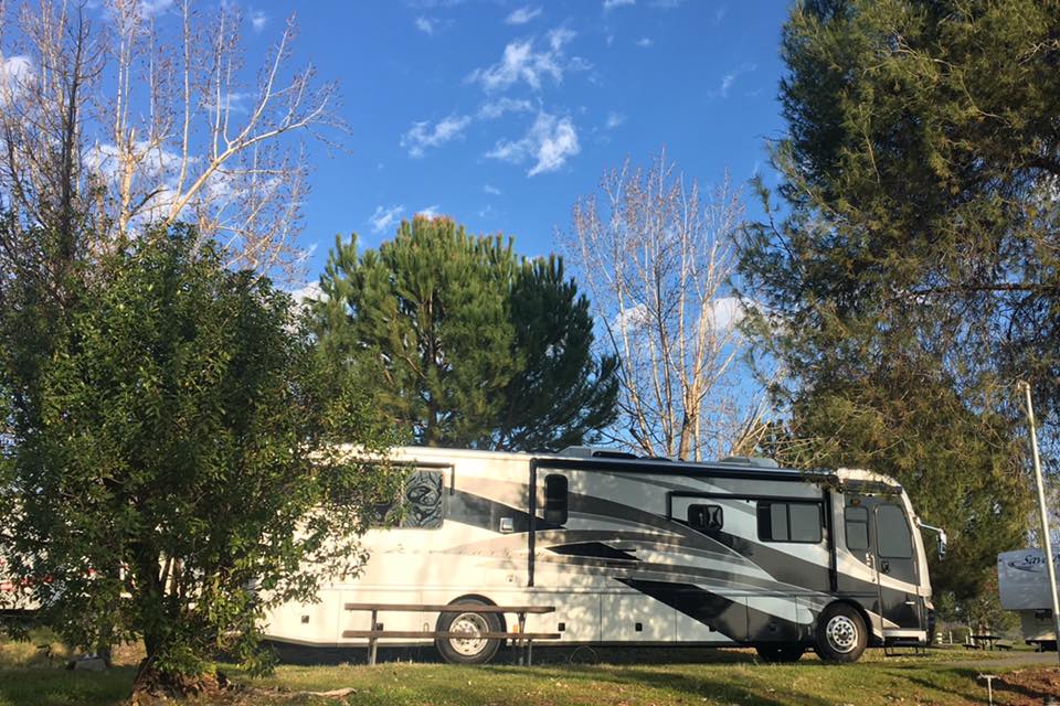 Our RV, finally parked