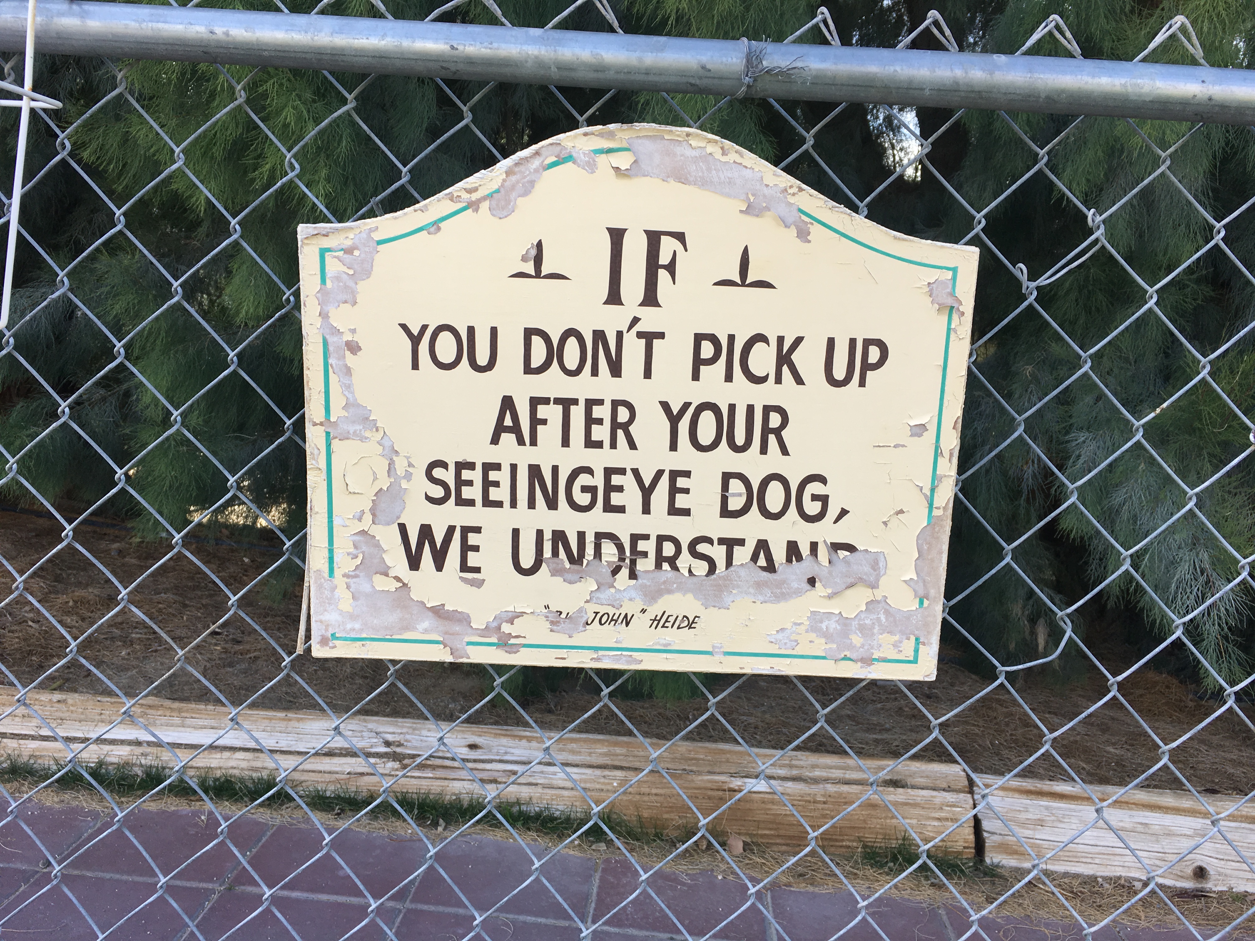 Dog park humor