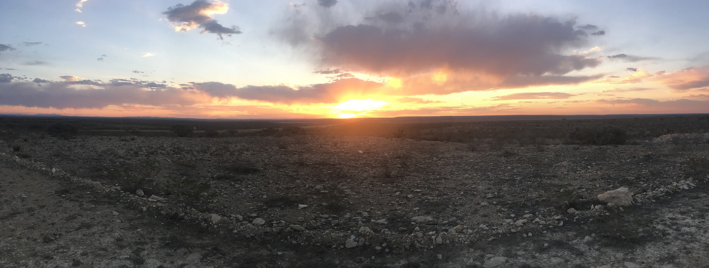 Sunset in Fort Stockton