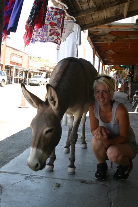 Ane in Oatman, year 2004