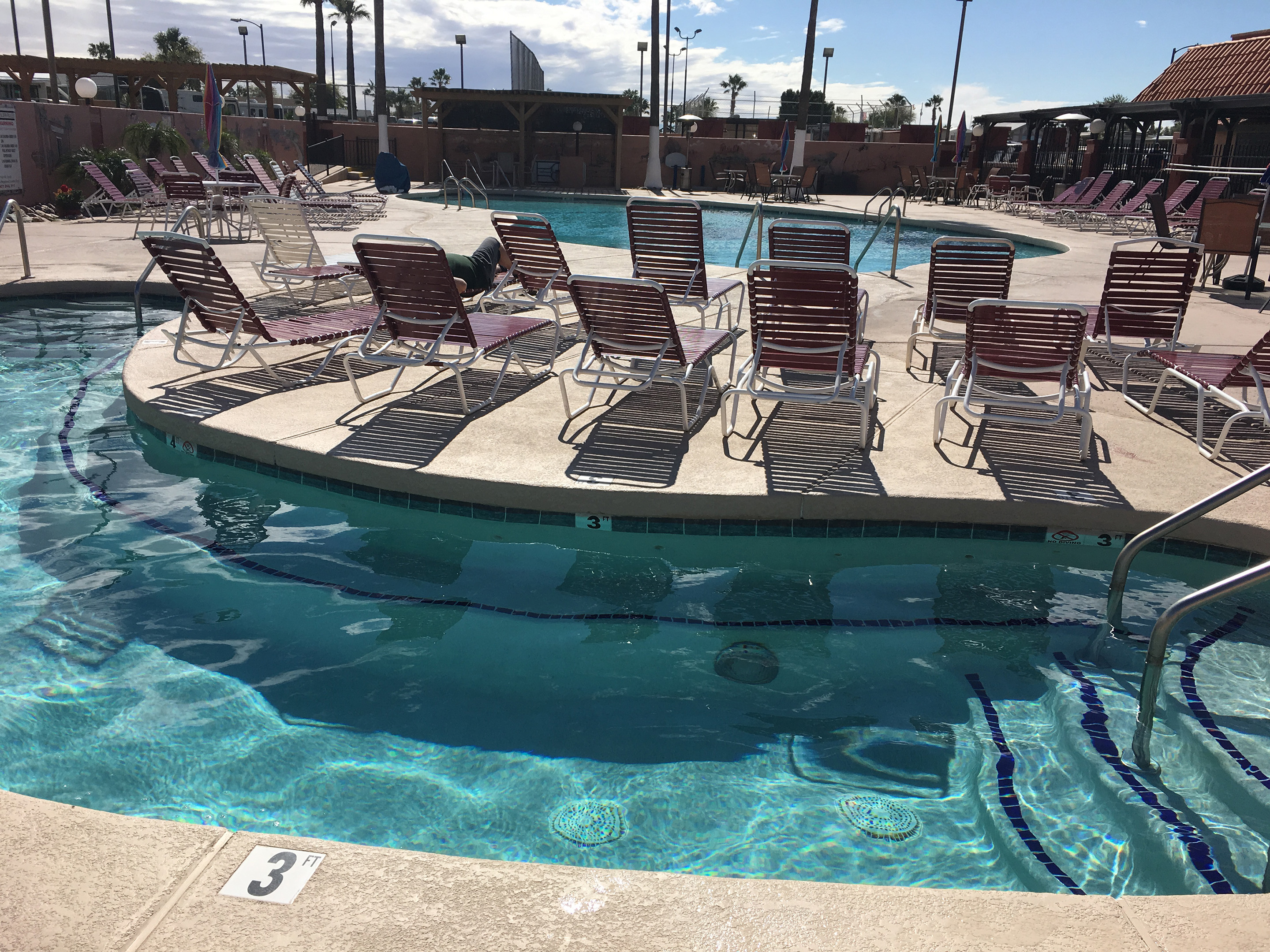 Pool and hot tub