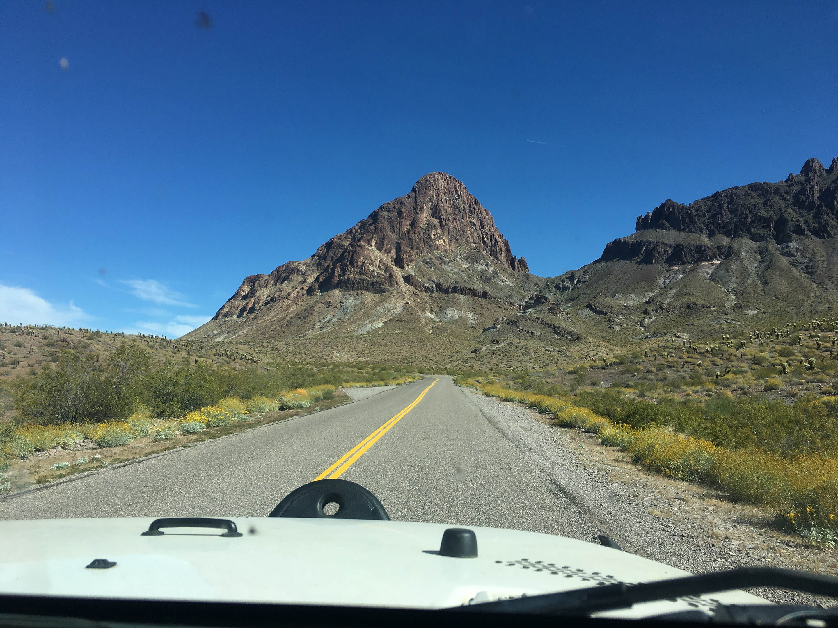 Jeep on a backcountry road