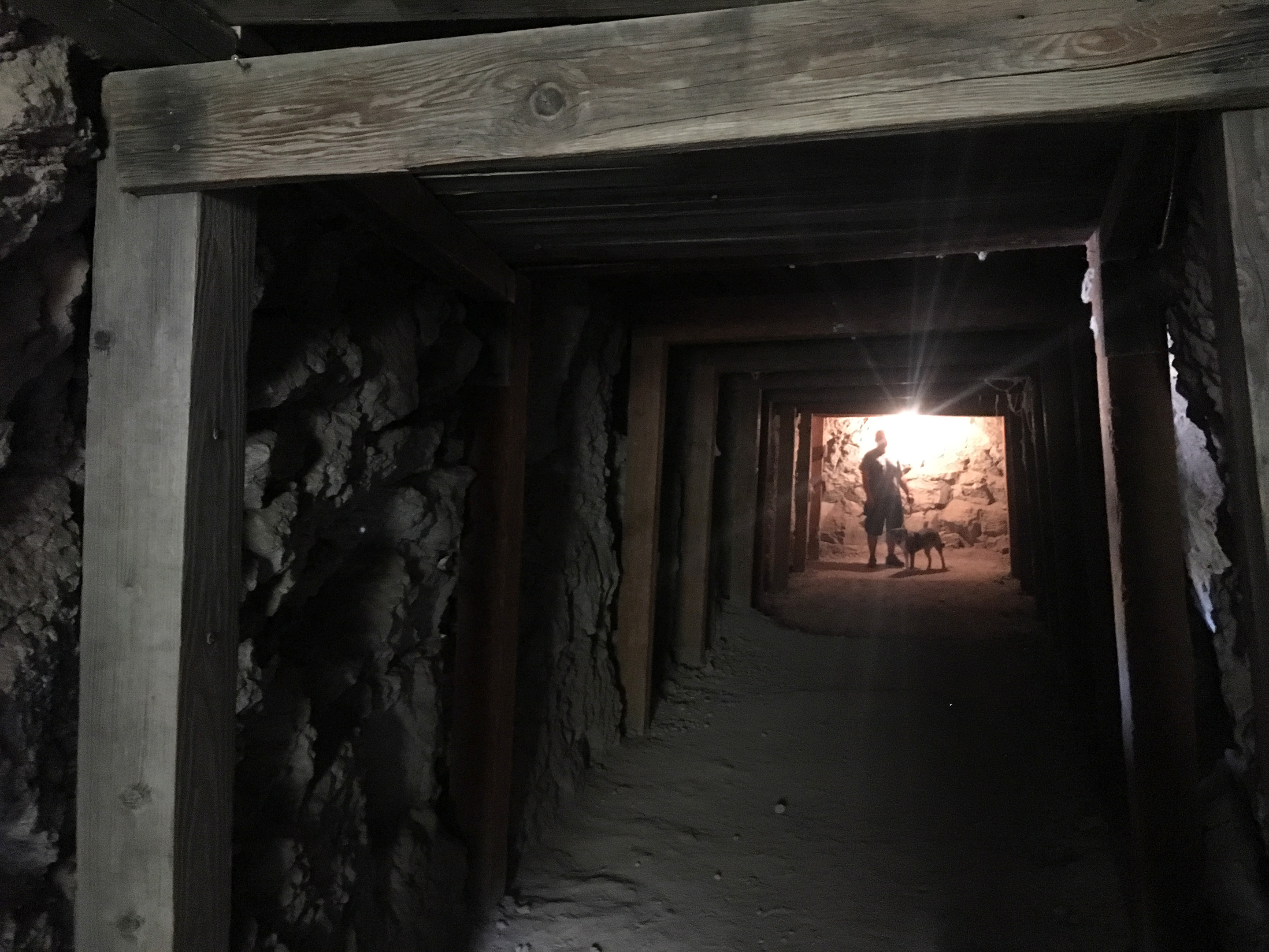 Old mining tunnel