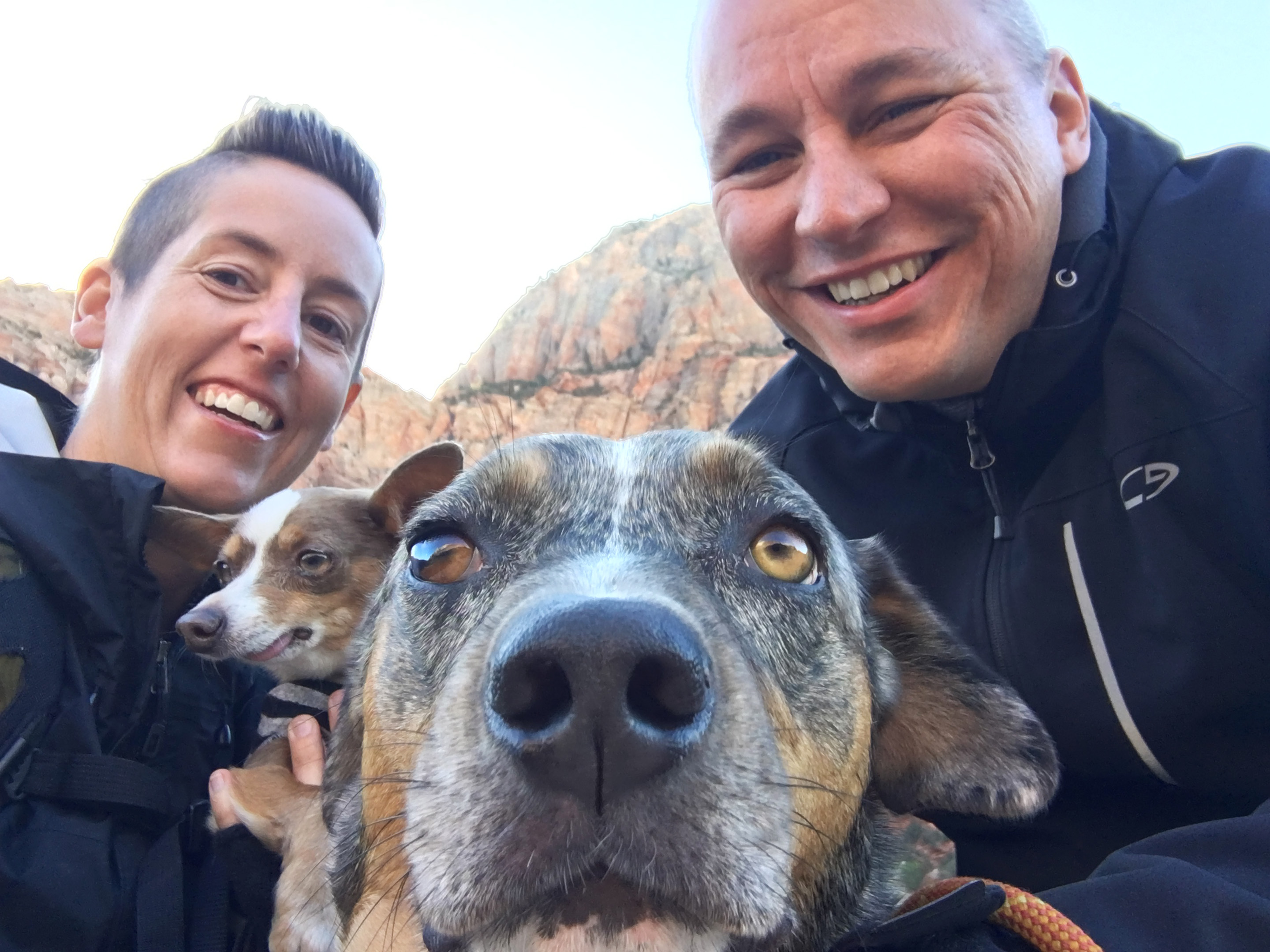 Family photo at Zion