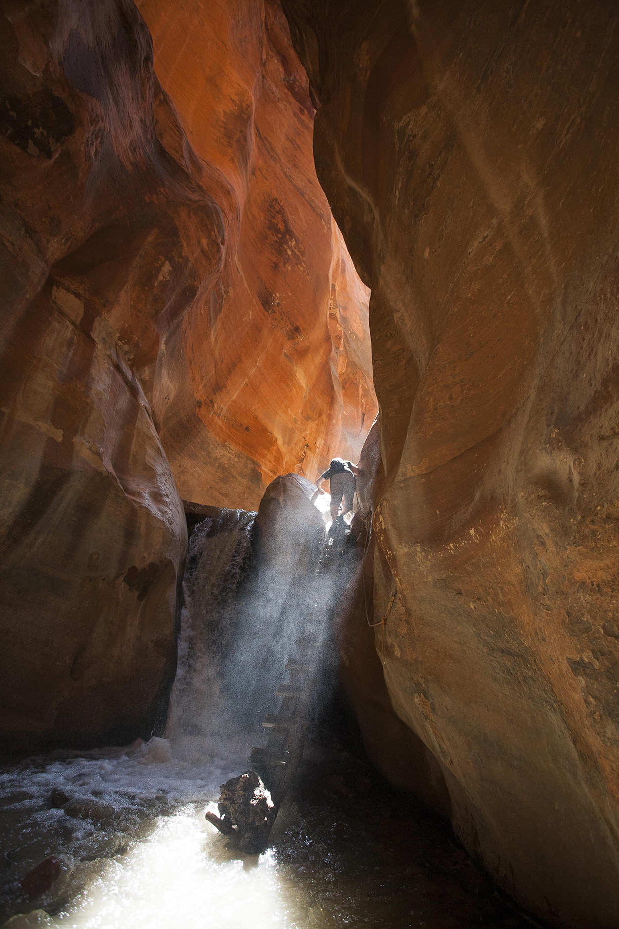 Ladder at Kanarra Falls