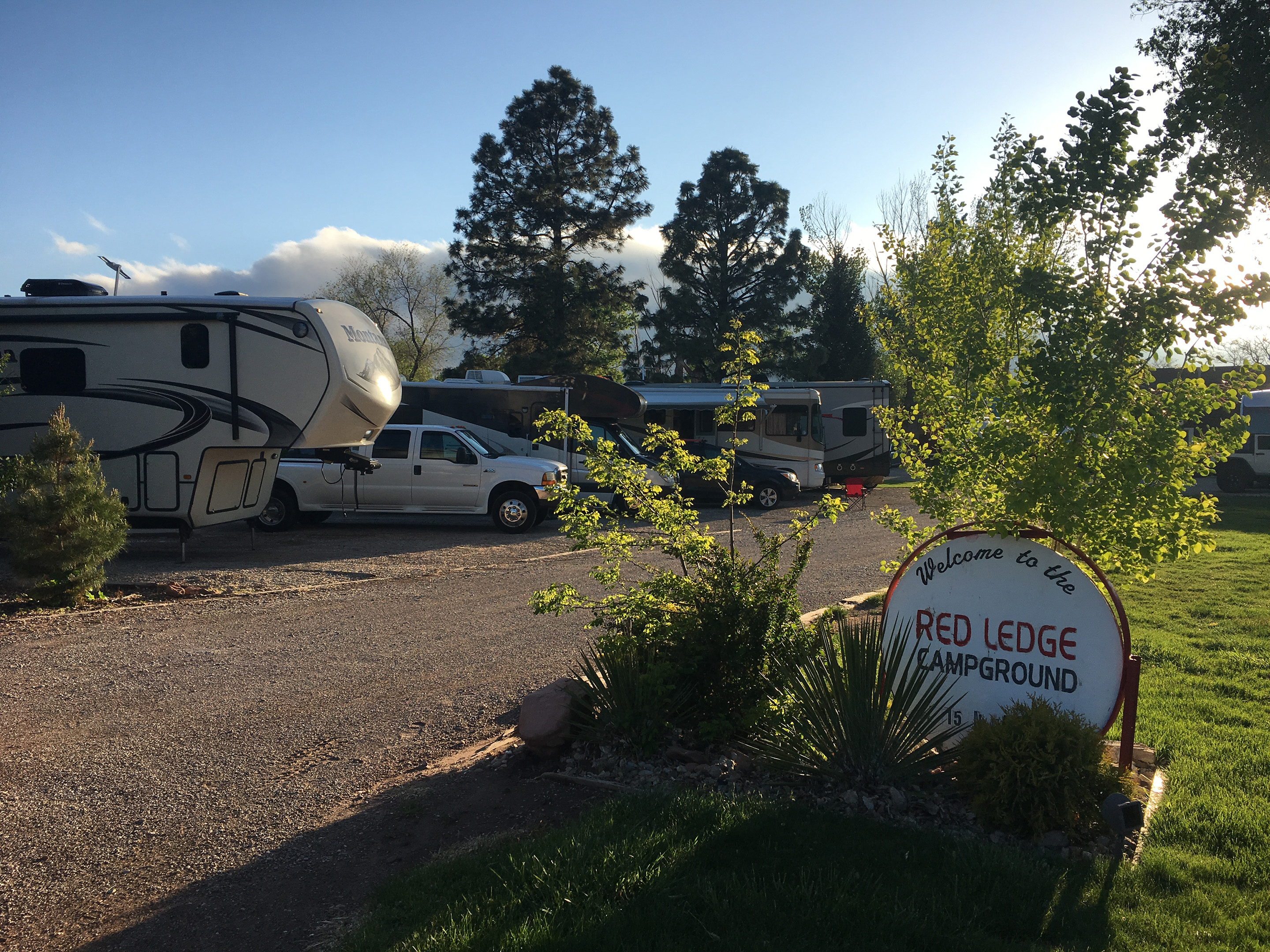 Entrance to Red Ledge Campground