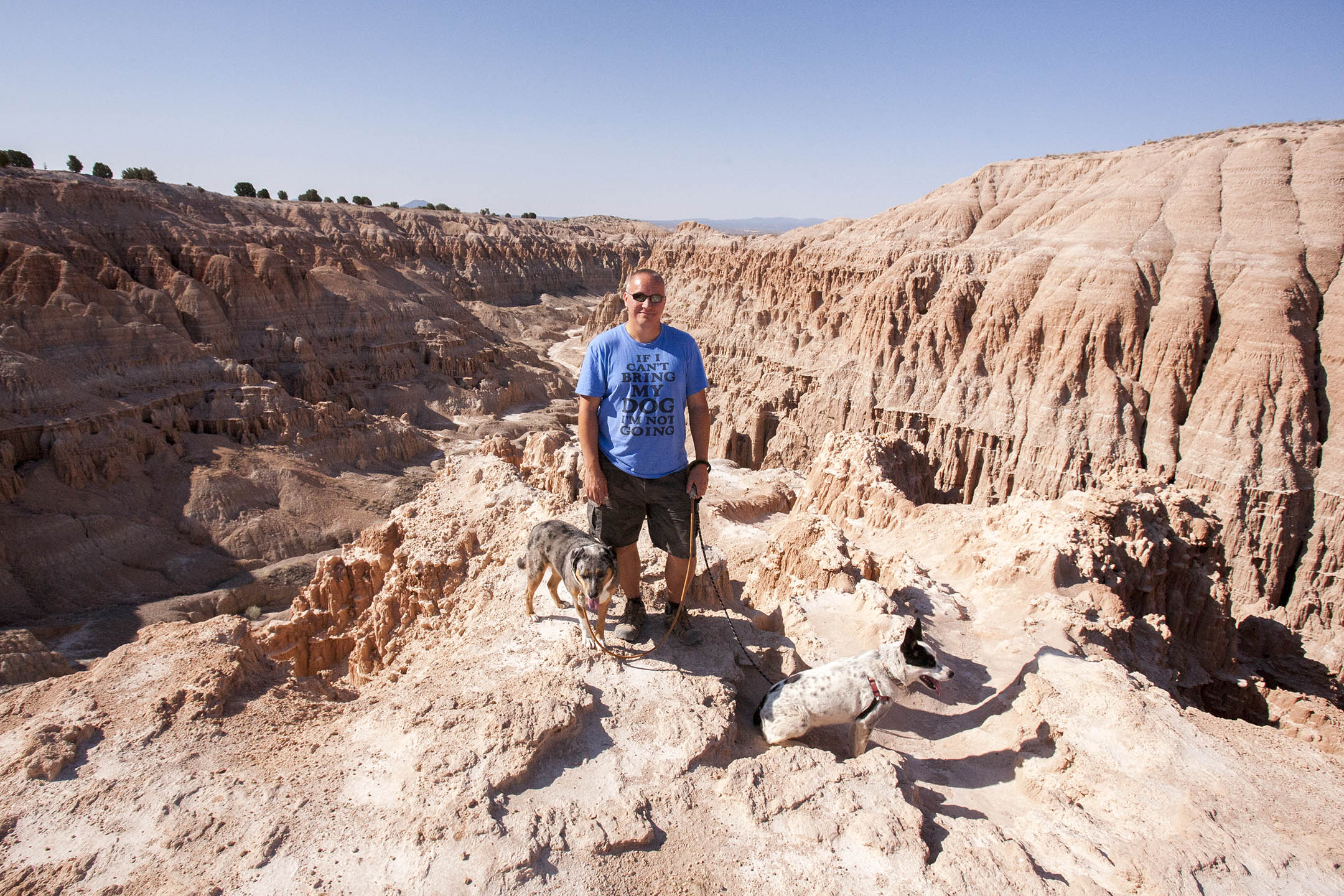 Exploring Cathedral Gorge With Dogs