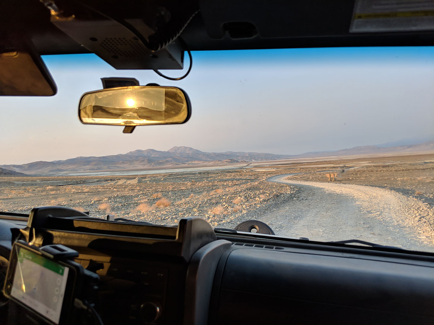 View of the road