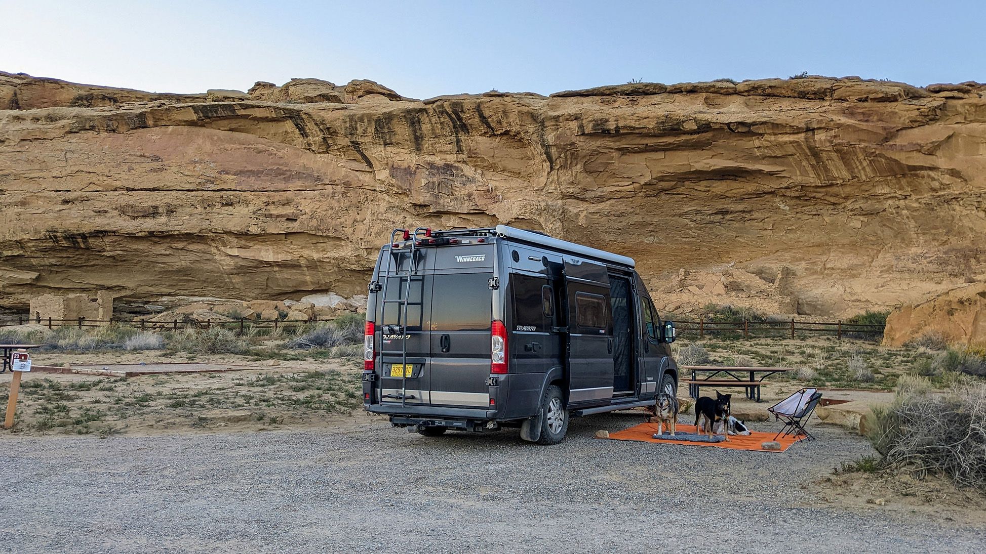 Visiting Chaco Canyon with Dogs