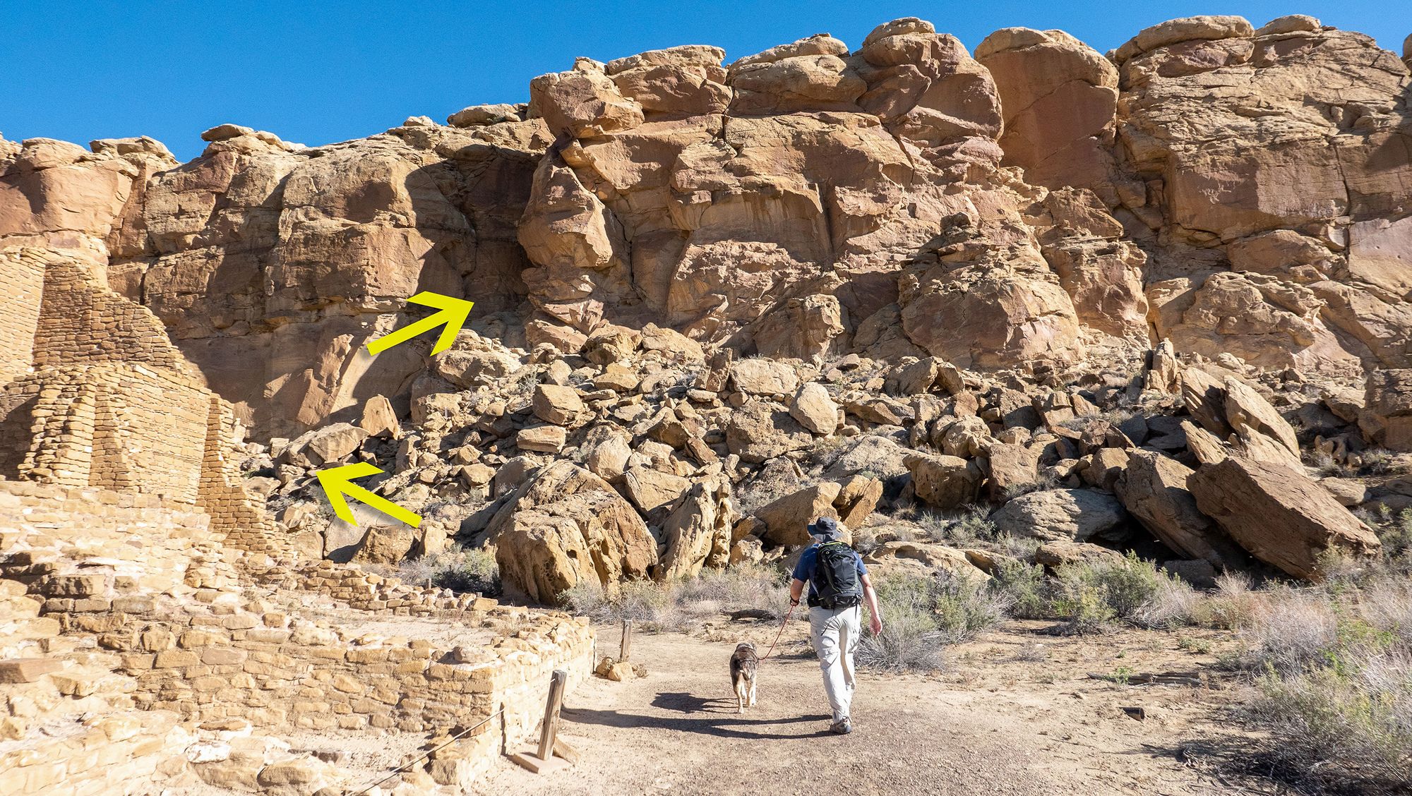 Visiting Chaco Canyon with Dogs